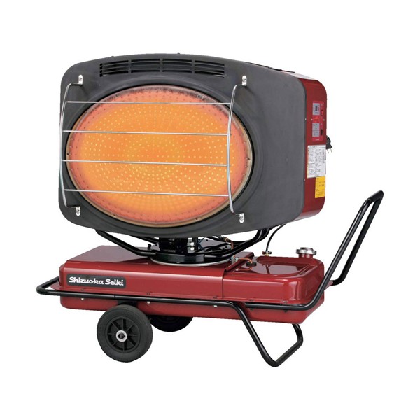 【メーカー直送】 VAL6-SY 静岡製機 ダークレッド 業務用赤外線灯油ヒーター バルシックス