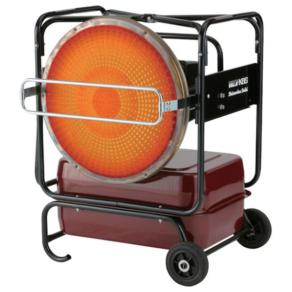 【メーカー直送】 VAL6-KBS 静岡製機 ダークレッド 業務用赤外線灯油ヒーター バルシックス