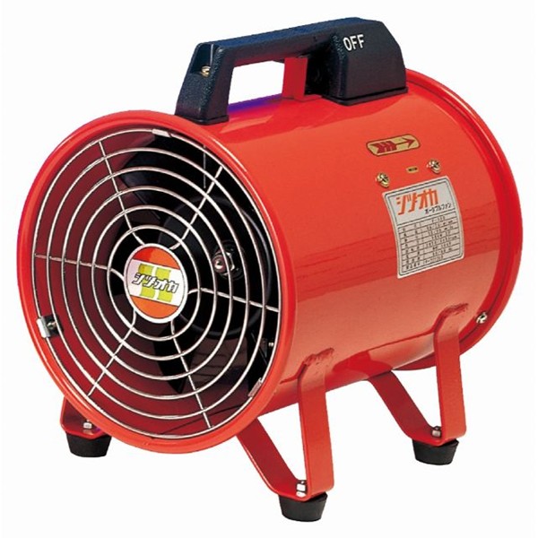 【メーカー直送】 F-200 静岡製機 レッド ポータブル送風機