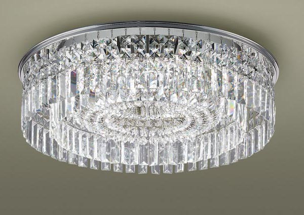 SLC30121 パナソニック シャンデリア φ590 LED 調色 調光 〜8畳 クリスタルガラス