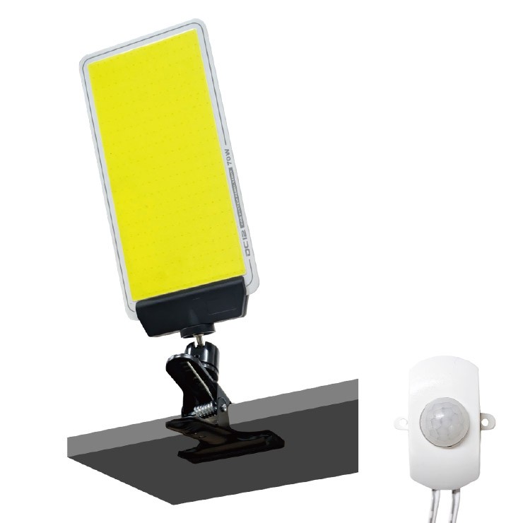 【メーカー直送】 【法人様限定】 DCC001-W MTO DC12Vパネルライト クリップタイプ 24時間センサー LED(昼光色) 4000lm