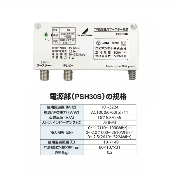 BU45D1 DX�A���e�i UHF�u�[�X�^�[(35dB/45dB���p�`)�f���A���u�[�X�^�[ (BU433D1 ��p�i)