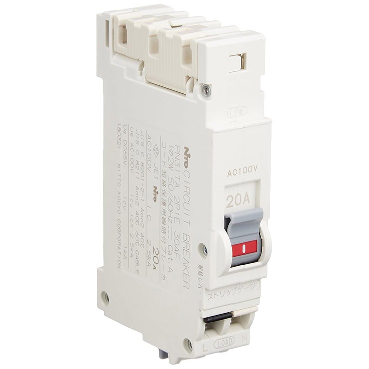 PN31TA 2P 20A �����H�� �v�`�X�����T�[�L�b�g�u���[�J 2P1E 30AF 20A