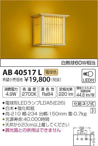 AB40517L RCY~ auPbg LEDidFj