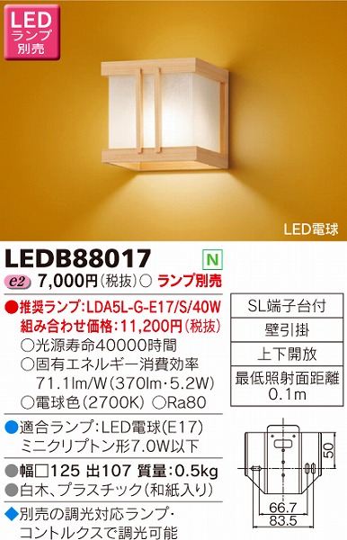 LEDB88017  auPbg LED