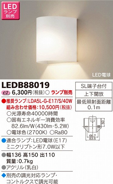 LEDB88019  uPbg LED