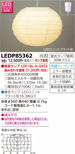 LEDP85362  a^y_g LED